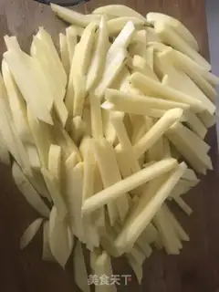 Make Homemade fries step 1