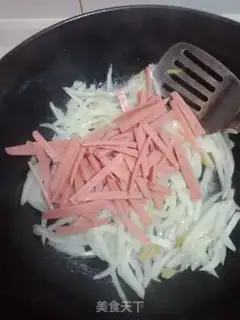Make Ham sausage and cabbage step 3