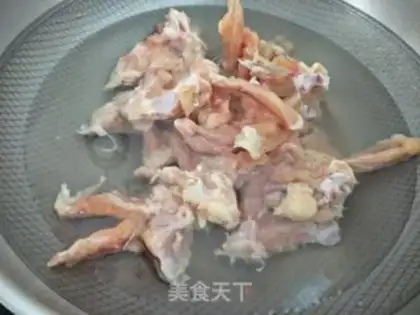 Make Chicken fork and potatoes step 1