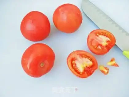 Make Tomato fried eggs step 3