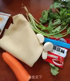 Make Spicy bean skin step 0
