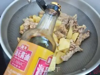 Make Chicken fork and potatoes step 7