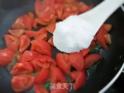 Make Tomato fried eggs step 10