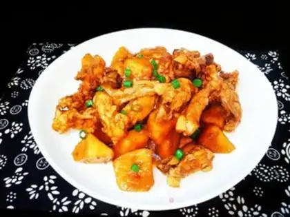 Make Chicken fork and potatoes step 9