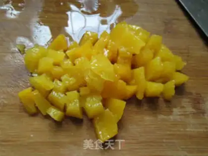 Make Peaches cake step 1
