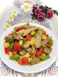 Make Pineapple taco fried duck step 9