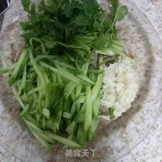 Make Tofu cucumbers step 1