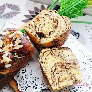 Make Chocolate marble platinum toast. Package step 29