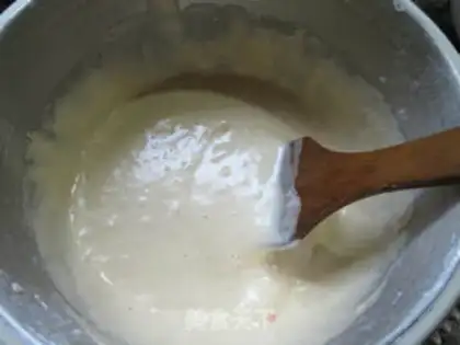 Make Peaches cake step 5