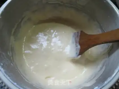 Make Peaches cake step 7