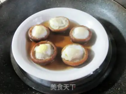 Make The quail egg makes mushrooms step 4