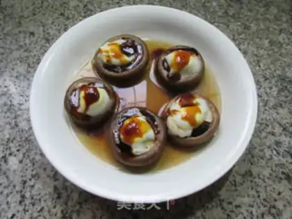 Make The quail egg makes mushrooms step 10