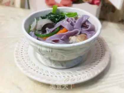 Make Homemade pure natural colour manual Noodles step 11