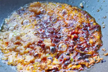 Make Spicy tofu step 3