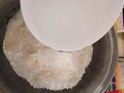 Make The whole wheat bag with the sauce step 1