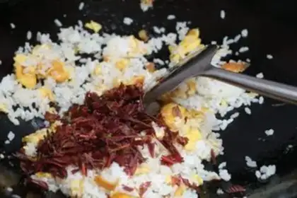 Make Champagne rice step 6