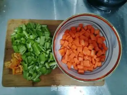 Make Pepper carrot, fried chicken step 1