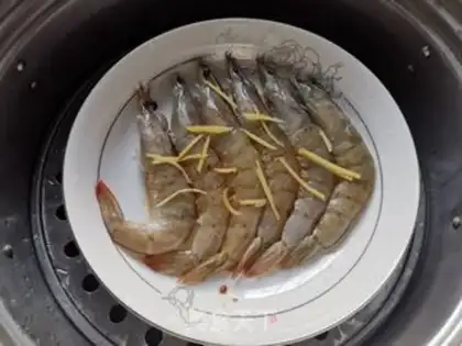 Make Steam shrimp step 2