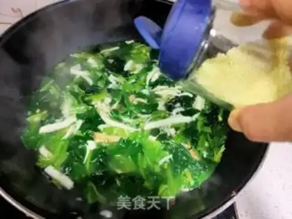 Make Celery leaves with soybeans step 4