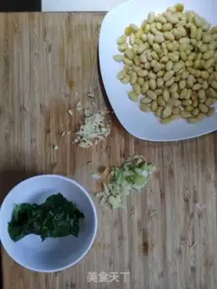 Make Celery leaves with soybeans step 5