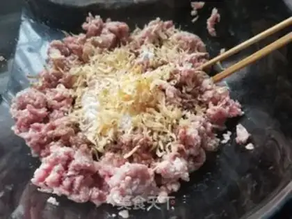 Make Pork dumplings step 0
