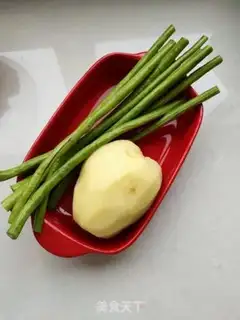 Make Potato chicken step 1
