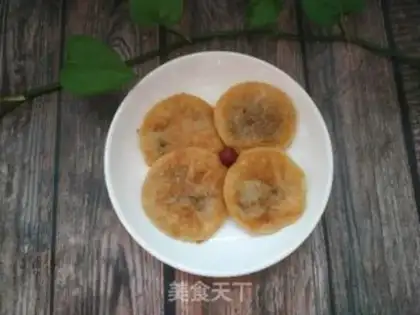 Make Apple sesame rice cake step 11
