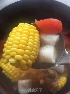 Make Tomato Corn Weissan soup step 7