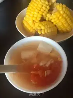 Make Tomato Corn Weissan soup step 8