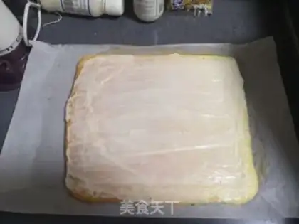 Make Meat cedar cake roll step 14