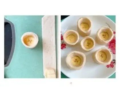 Make Banana souffle step 2