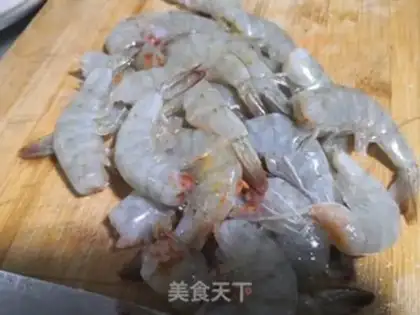 Make A big shrimp fan step 0