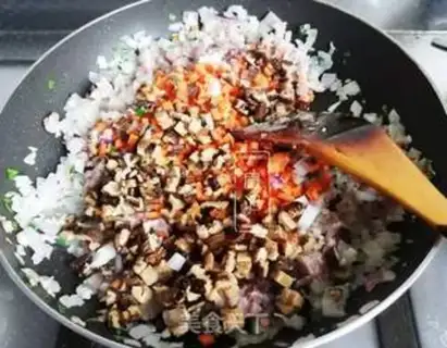 Make The rice and rice step 3