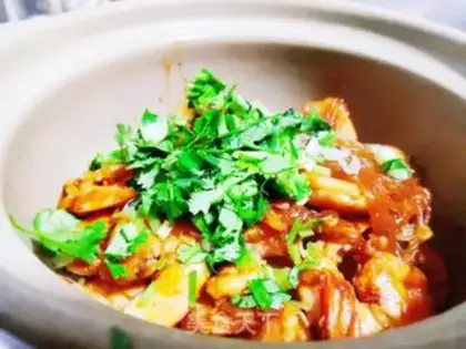 Make A big shrimp fan step 6