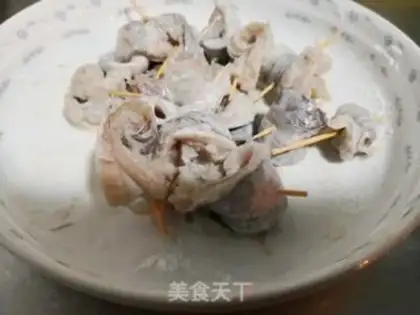 Make Dry-burned fish rolls step 7