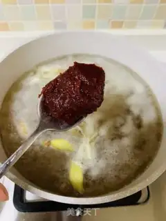 Make Korean ridge potato soup step 5