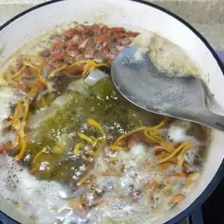 Make Chicken vermin weed soup step 5