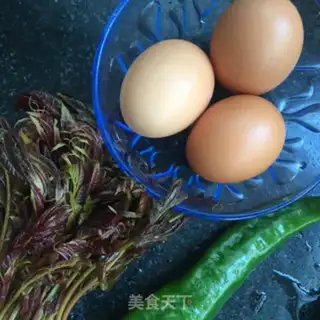 Make Scrambled pepper and eggs step 0