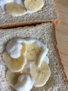 Make Banana mashed toast step 6
