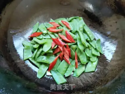 Make Clear the Dutch beans step 3