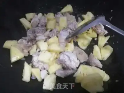 Make Pineapple chicken step 2