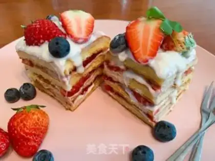Make Strawberry blueberry lasagna step 5