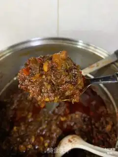 Make Spicy beef sauce step 11