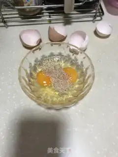 Make Sesame omelet step 5