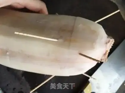 Make ♪ White cut to make Lotus ♪ step 4