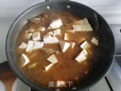 Make Tofu burns yellowfish step 4