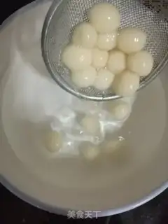 Make Mango milkshake rice balls step 7