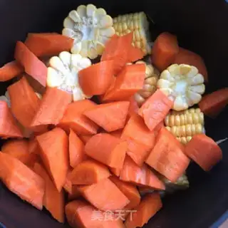 Make Corn carrot steak soup step 6