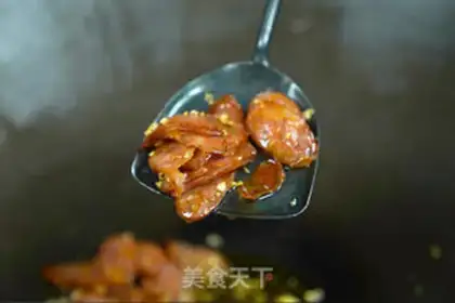 Make Orchid fried sausage step 4