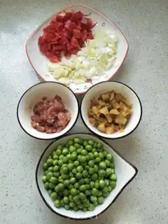 Make Meatloaf and sweet peas step 3